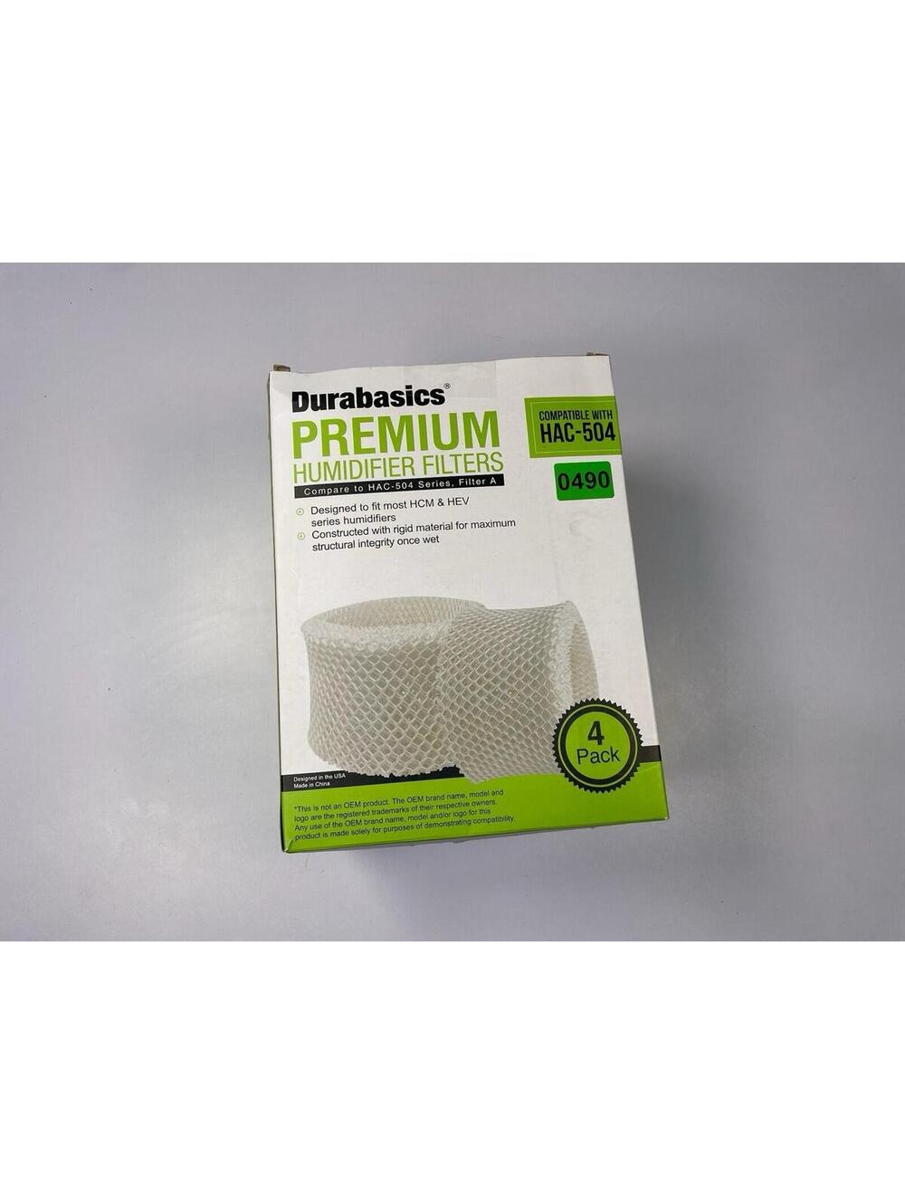 Durabasics Premium Humidifier Filters for Honeywell HAC-504 FILTER A  4 PACK